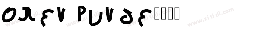 Open Runde字体转换